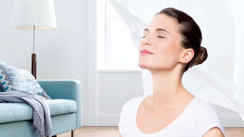 Ο αέρας εξαγωγής είναι καθαρότερος από αυτόν του δωματίου