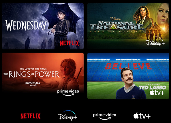 Unlimited on-demand content