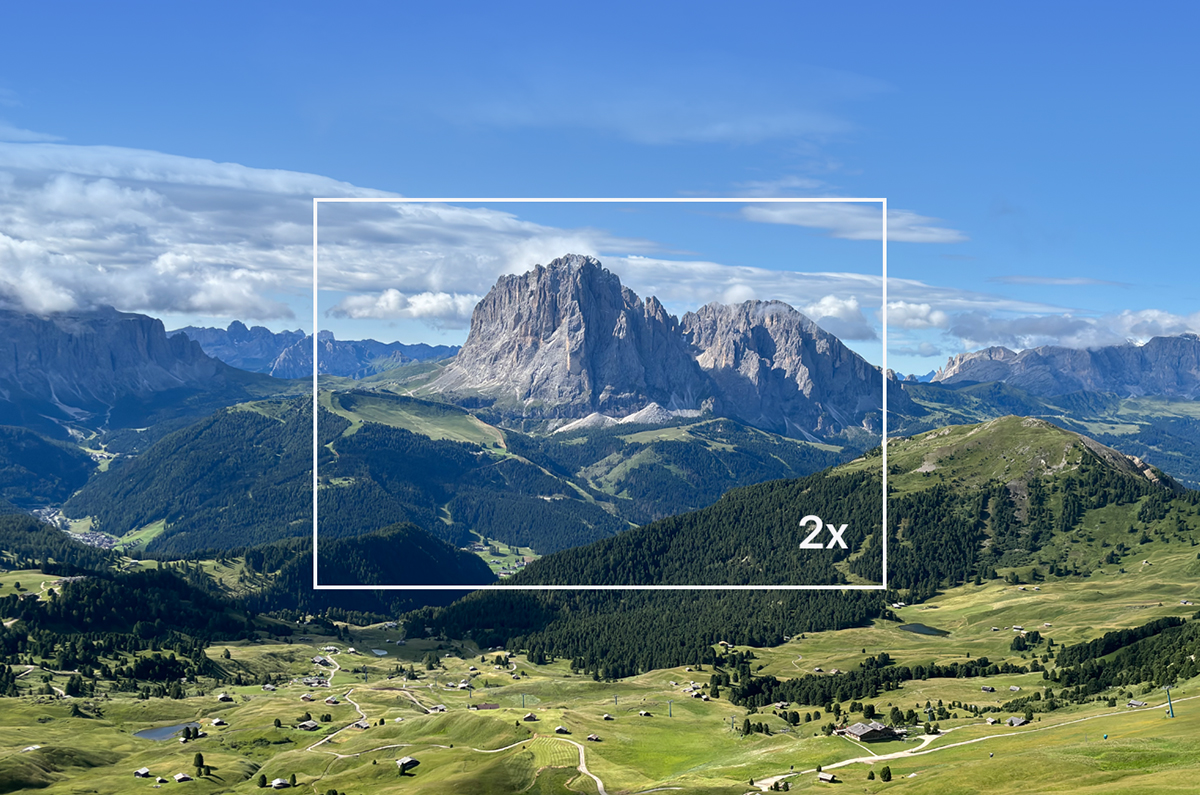 Κύρια κάμερα 48MP με τηλεφακό 2x