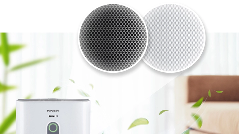 Διπλό σύστημα ιονισμού και φίλτρο HEPA 13 για καθαρό αέρα