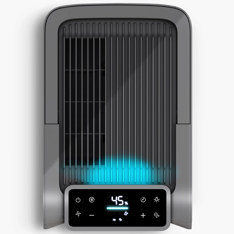 Φωτεινή ένδειξη επιπέδου υγρασίας