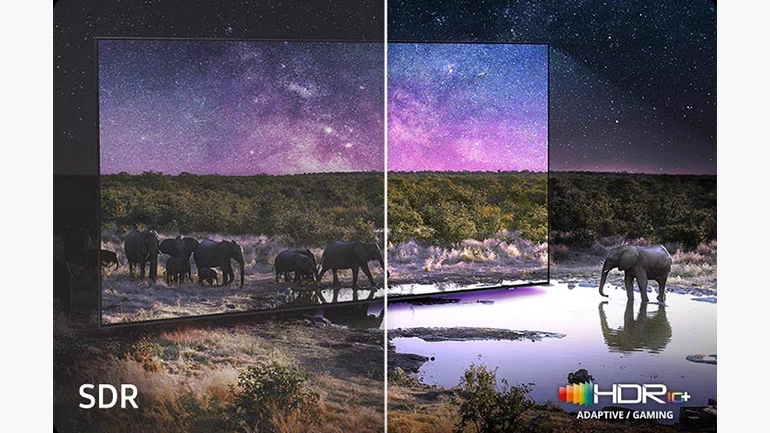 Απόλαυσε 4Κ με πλούσια χρώματα και έντονες λεπτομέρειες. Neo Quantum HDR