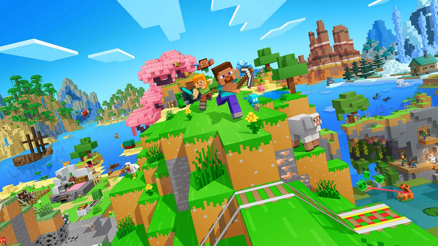 Εξερεύνησε μοναδικούς, τυχαία δημιουργημένους κόσμους και φτιάξε από απλά σπίτια μέχρι επιβλητικά κάστρα. Παίξε σε δημιουργική λειτουργία με απεριόριστους πόρους ή βυθίσου σε λειτουργία επιβίωσης, δημιουργώντας όπλα και πανοπλίες για να αντιμετωπίσεις επικίνδυνους εχθρούς. Αυτή η έκδοση σου επιτρέπει να παίζεις με φίλους σε διαφορετικές συσκευές, να αποκτάς πρόσβαση σε πλούσιο περιεχόμενο μέσω του In-game Store και να απολαμβάνεις όλες τις μελλοντικές ενημερώσεις του παιχνιδιού.