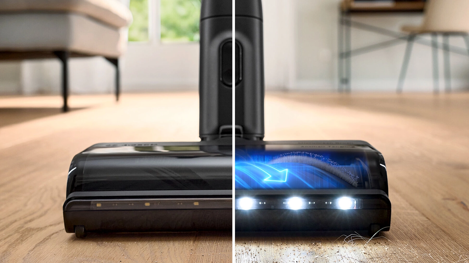 Περισσότερο από 99.9% αναρρόφηση σκόνης*