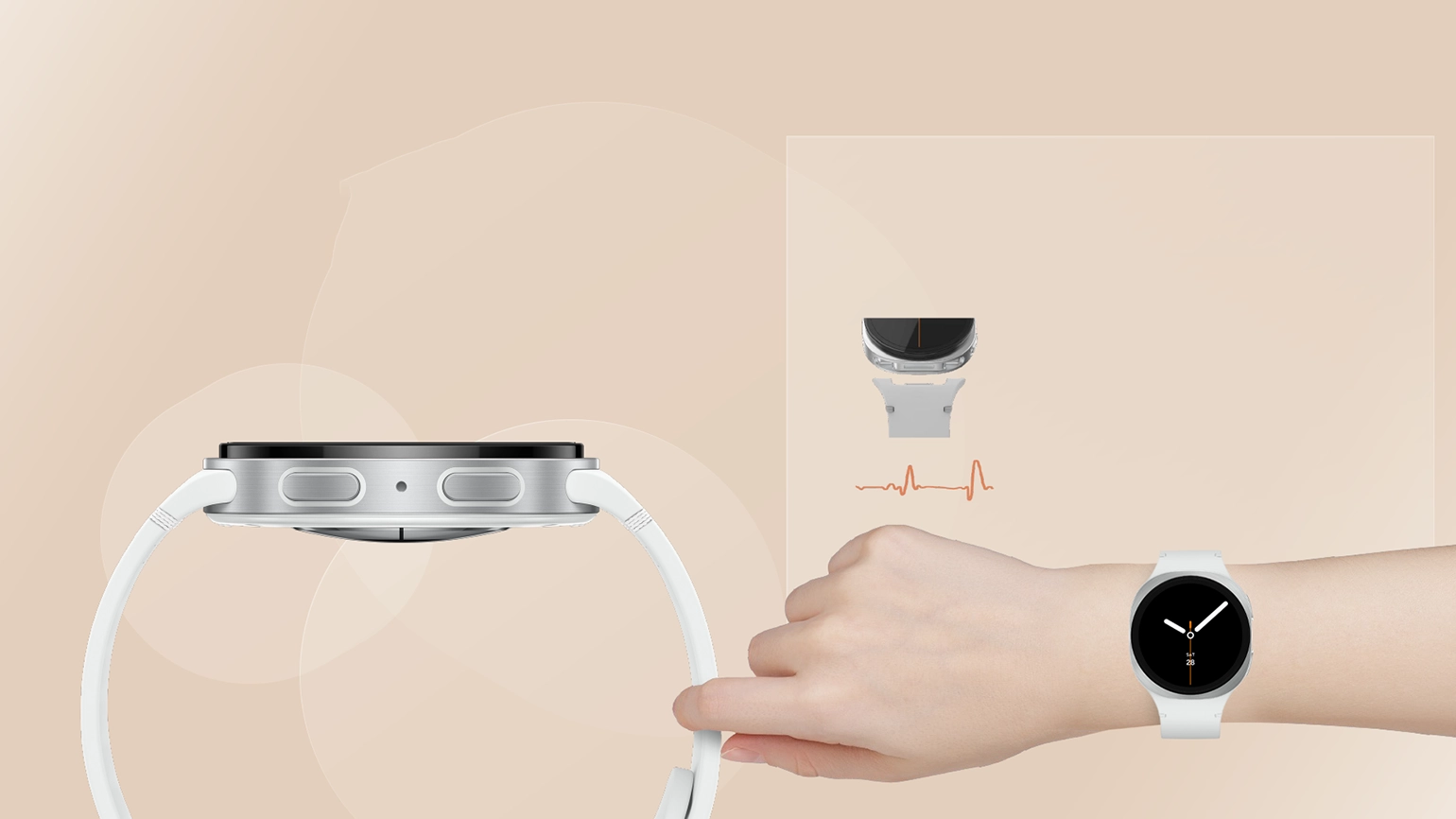 Ένα επιβλητικό smartwatch με μίνιμαλ σχεδιασμό.