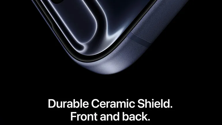 Ανθεκτικό Ceramic Shield. Μπροστά και πίσω