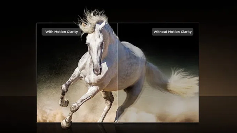 Motion Clarity. Δεν θα χάσεις λεπτομέρεια ακόμα κα σε γρήγορες σκηνές