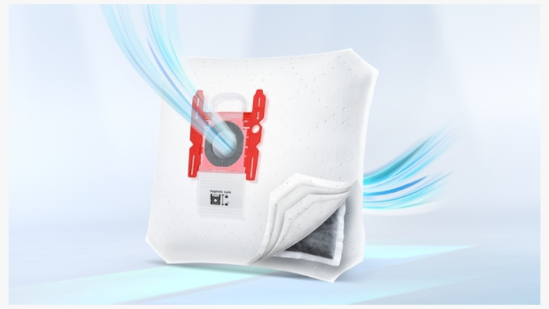 Η μεγάλη χωρητικότητα σακούλας σκόνης στα 5 λίτρα,  ελαχιστοποιεί τις συχνές αλλαγές σακούλας σκόνης και μειώνει το κόστος για εσένα!