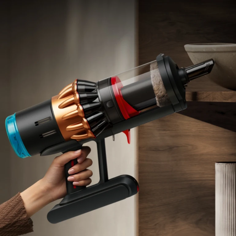 Built-in cleaning accessories